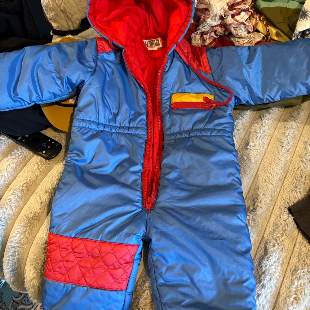 Blue and Red Kids Jacket